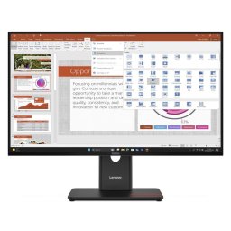 Monitor IPS LED, Lenovo ThinkVision T27-40, 27 inch, Full HD 1920 x 1080, 4 ms, 120 HZ, VGA, HDMI, DisplayPort, Negru