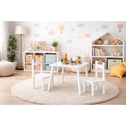 Masuta copii cu 2 scaunele Blanco