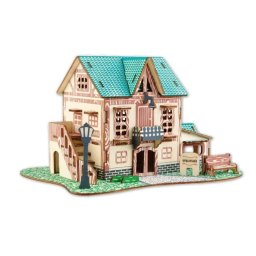 Macheta 3D din lemn Hanul Boieresc, 74 piese