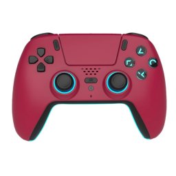 Freaks and Geeks - Controler wireless cu LED pentru PS5 - Cherry Red