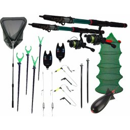 Set pescuit 8 cu lansete, mulinete, avertizori, juvelnic, minciog
