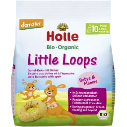 Gustare din spelta cu curmale, pentru copii +10 luni, demeter bio 80g