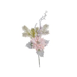Crenguta brad+flori+bobite color+zapada pentru aranjamente florale