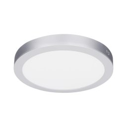 Solight WD242-S - Panou LED 2 în 1, 18W/230V, 3000/4000/6000K, Ø 22,5 cm, IP54, argintiu