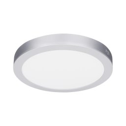 Solight WD244-S - Panou LED 2 în 1 24W/230V 3000/4000/6000K Ø 30 cm IP54 argintiu