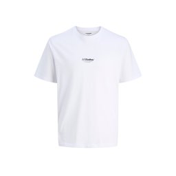JACK & JONES T-Shirt Jjesoho Tee Ss Crew Neck 12278787 C-N100 white