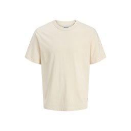 JACK & JONES T-Shirt Jjedover Tee Ss Crew Neck 12279526 11-0105 TCX antique white