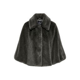 ONLY Cape Onlsof Fur Cape 15360501 18-5206 TCX thunderstorm