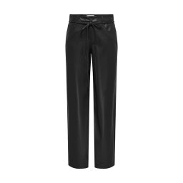 ONLY Pantaloni Onlgianna-Story Mw Faux Lea Pnt 15351275 19-3917TCX blackened pearl