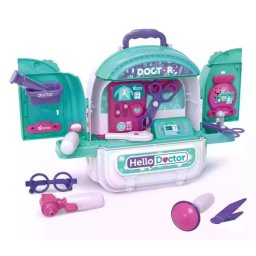 Centru medical și mini-spital 2 în 1 cu figură.