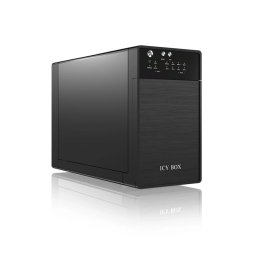 ICY BOX IB-RD3620SU3 2x 3.5" SATA HDD extern casă USB3-A negru