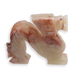 Figurina slefuita din Onix de Pakistan, dragon - 8cm