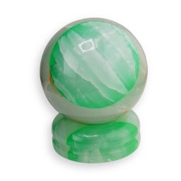 Sfera din Onix de Pakistan colorat cu suport, 5-6cm