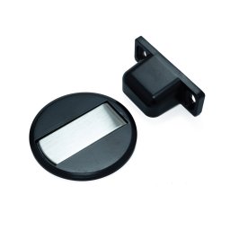 Opritor magnetic pentru usi, model Carisma, finisaj negru mat