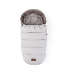 Sac pentru cărucior 4 în 1 PETITE&MARS COMFY Champagne Shower argintiu