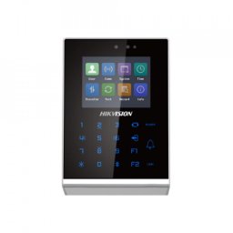 Cititor de proximitate standalone cu tastatura RFID Hikvision DS-K1T105AM(D-STD), WiFi, 2.8 inch, Wiegand, Mifare, 100.000 carduri, 300.000 evenimente
