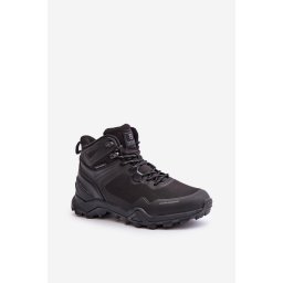 Lightweight insulated men's trekking shoes McBraun waterproof black