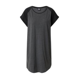 Urban Classics Rochie gri metalic / negru