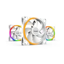 be quiet! Light Wings White | 140mm PWM Triple Pack Carcasă calculator Ventilator 14 cm Alb 3 buc.