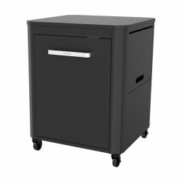 Modul Bucatarie De Exterior Negru Cu 1 Usa, Spatiu Depozitare Cozze 90522, 64X60X83Cm