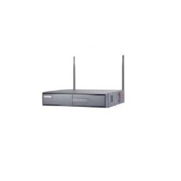 NVR Hikvison WI-FI 4 Canale DS-7604NI-L1/W,1 SATA interface, Up to 6 TB capacity for each disk, 1, RJ45 100M Ethernet interface, Rear panel: 2 × USB 2.0, 2*2MIMO. External antennas. PA and LNA modules are supported,HDMI/VGA output at up to 1920 × 1080 re