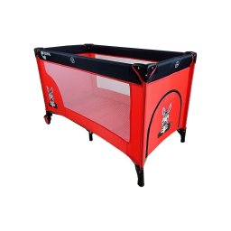 COSING - Pătuț de călătorie ADAM, model Zebra, roșu