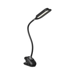Immax 08998L - Lampă de birou LED+CCT, reglabilă, cu clemă CLIP, 7,5W/230V, neagră