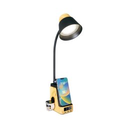 Immax 09000L - Lampă de birou LED+CCT, dimmabilă, cu încărcare wireless QI, IDEAL LED/8W/230V, bej