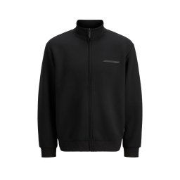 JACK & JONES Jachetă Jcofusion Scuba Zip High Neck 12282703 C-N10 black