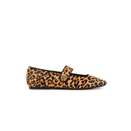 KARL LAGERFELD Balerine Konnie Mary Jane KL40183A 020-tan lthr w/black