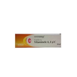 Crema cu vitamina A + E + C Santaderm 50ml