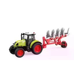 Tractor cu plug ce face zgomot