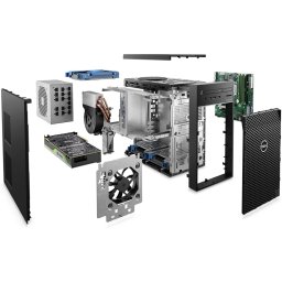 Dell, PRECISION TOWER 3650, Intel Core i7-11700, 3.60 GHz, HDD: 256 GB SSD, RAM: 8 GB, video: Intel UHD Graphics 750; TOWER