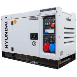 DHY 10000 SE-T Generator de curent trifazat Hyundai , putere max 10,6 kVA , rezervor 25 L, diesel , pornire electrica ,cod DHY10000SE-T