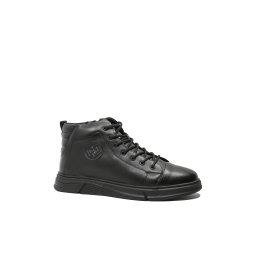 Ghete stil sport bărbați Mels negre din piele naturală FNX25515-42 EU