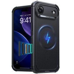 Husa pentru iPhone 17 Air - ESR Cyber Halolock - Black