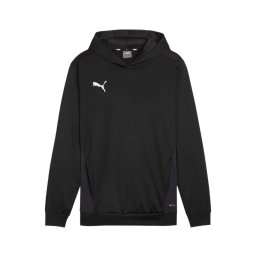 PUMA Hanorac sport 'TeamGoal' mov închis / negru / alb
