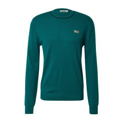 NAPAPIJRI Pulover 'DONORI C 4' bej deschis / verde smarald / roșu / negru