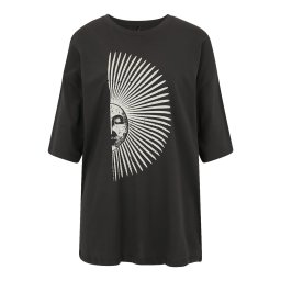 Only Tall Tricou 'ONLJOYFULL' gri metalic / gri deschis