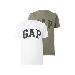 GAP Tricou verde pin / negru / alb