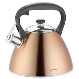 Ceainic cu fluier Klausberg KB 7209, 3 litri, Inductie, Bronz