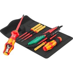 Wera Kraftform Kompakt Turbo i 1 Tool Finder, 16-piece, socket wrench red/yellow, 16-piece