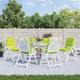 Perne scaun cu spatar mic, 6 buc, vernil, tesatura Oxford GartenMobel Dekor