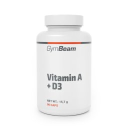 GymBeam Vitamina A + D3 90 caps.