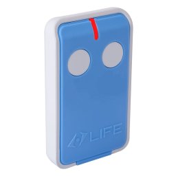 Telecomanda pentru automatizari de poarta Life cu 2 taste, MAXI02-BLUE