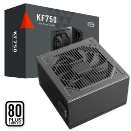 SURSA PCCOOLER, 750W, fan 120mm, certificare 80PLUS White, MB 20+4 pin x 1, CPU 4+4 pin x 2 , PCI-E 6+2 pin x 2, SATA x 3, KF750 (timbru verde 2lei)