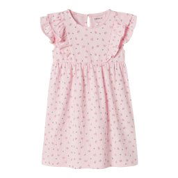 NAME IT Rochie verde închis / roz / roz