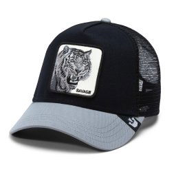 GOORIN Bros. Șapcă 'The Savage Tiger' albastru fumuriu / gri / negru / alb murdar