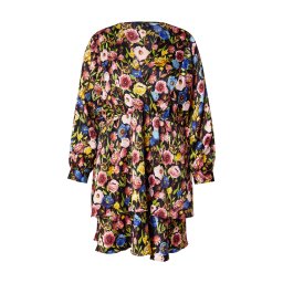Vero Moda Curve Rochie 'VMCLILLIAN JULIA' albastru / galben curry / verde iarbă / negru