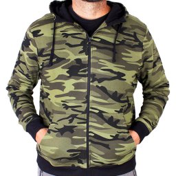 Hanorac camuflaj pentru bărbați Malfini woodland